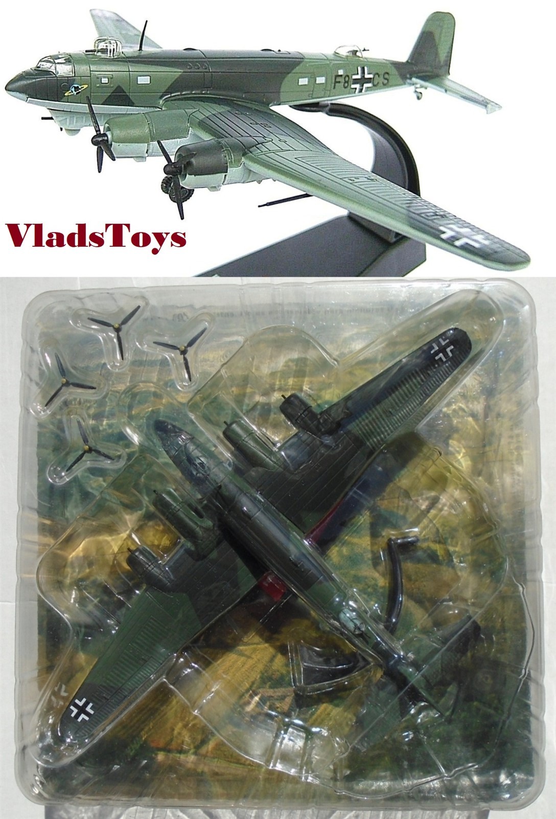 Altaya 1:144 German Focke-Wulf Fw 200C-4 Condor 8./KG 40 Luftwaffe 1941 AB05