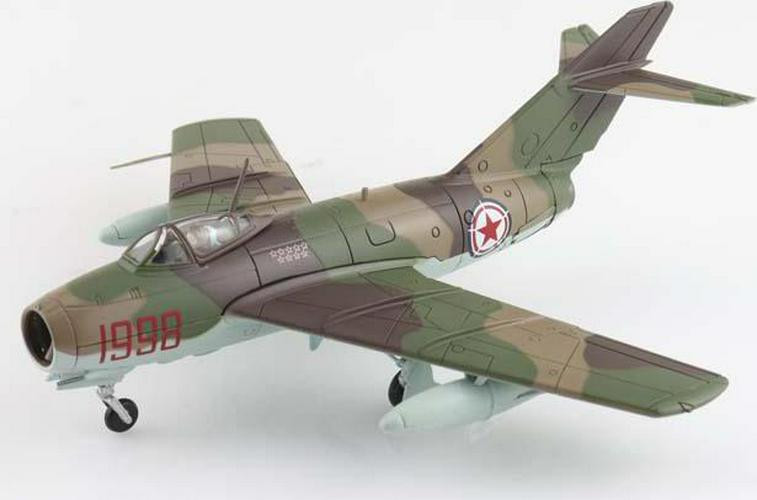 MIG-15bis Red 1998 Maj. Ivanovich Mikhin 518th IAP N. Korea May 1953 1:72 Model