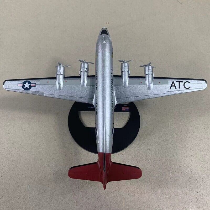 1:200 WW2 USAF Douglas C-54 Skymaster Aircraft Model Diecast Military Collection