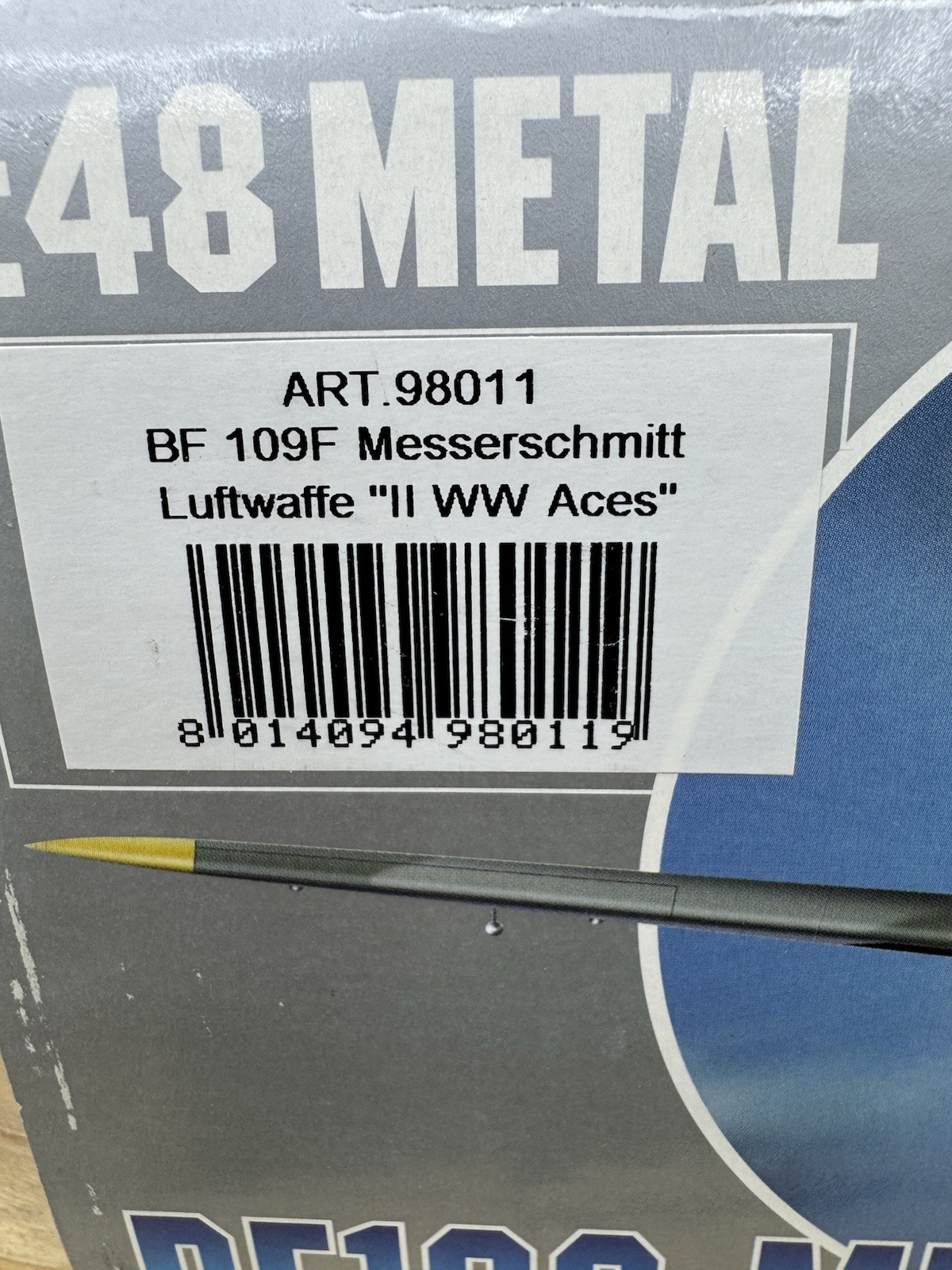 ARMOUR 1:48 BF 109F Messerschmitt Luftwaffe “Il WW Aces” WWII 98011