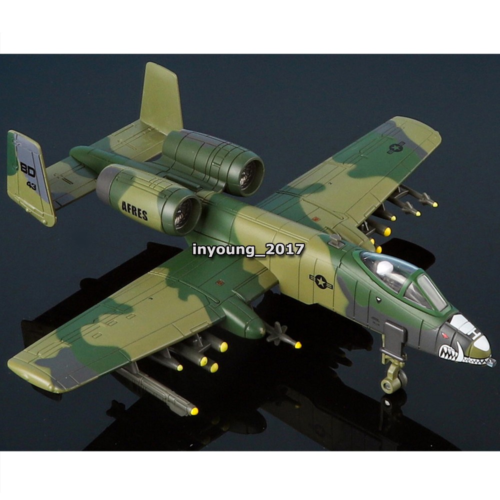 1:72 A-10 Thunderbolt II Warthog Attack Airplane Model Diecast Airplane Toy