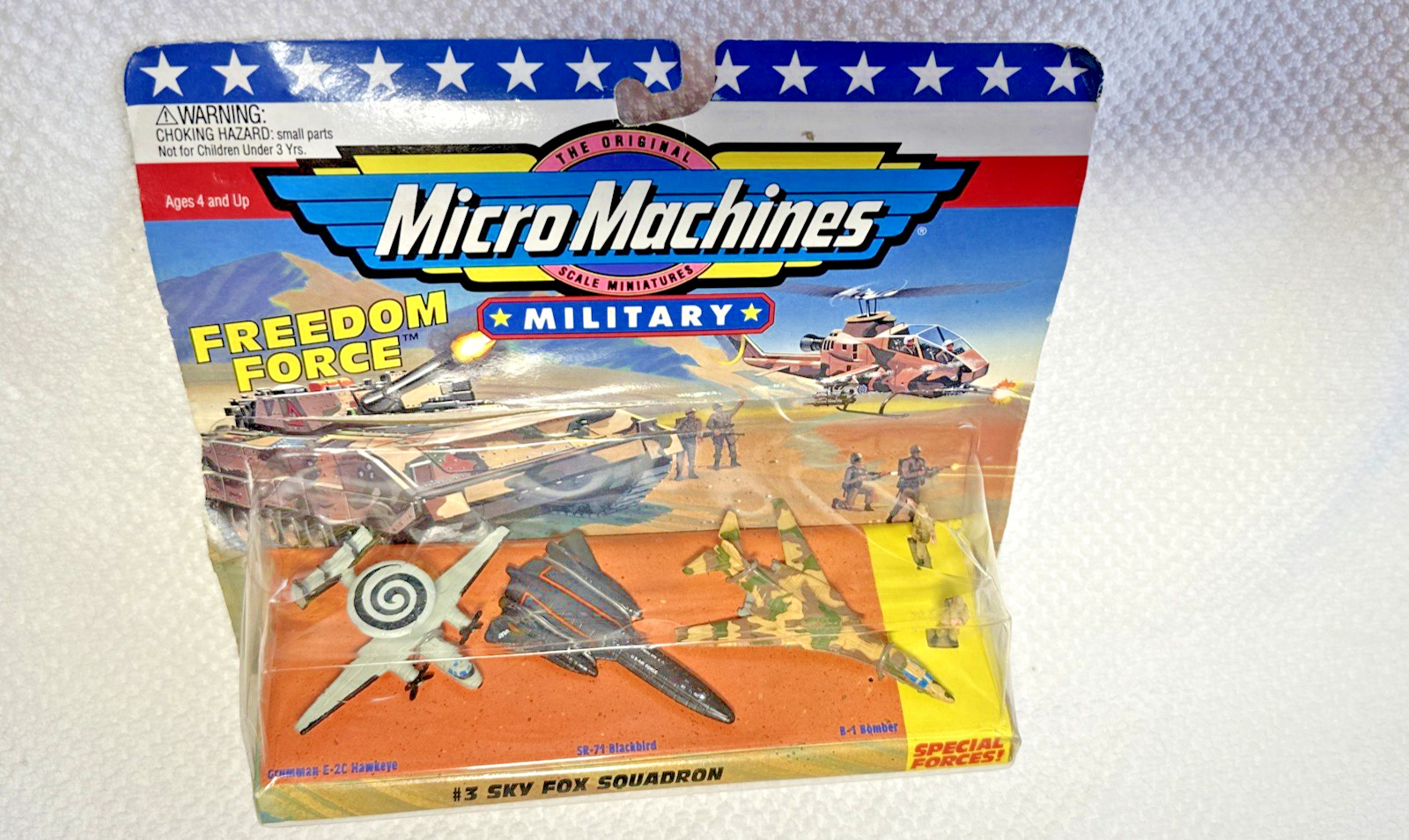Micro Machines Military Freedom Force #3 Sky Fox Squadron 1995 Galoob – Sealed