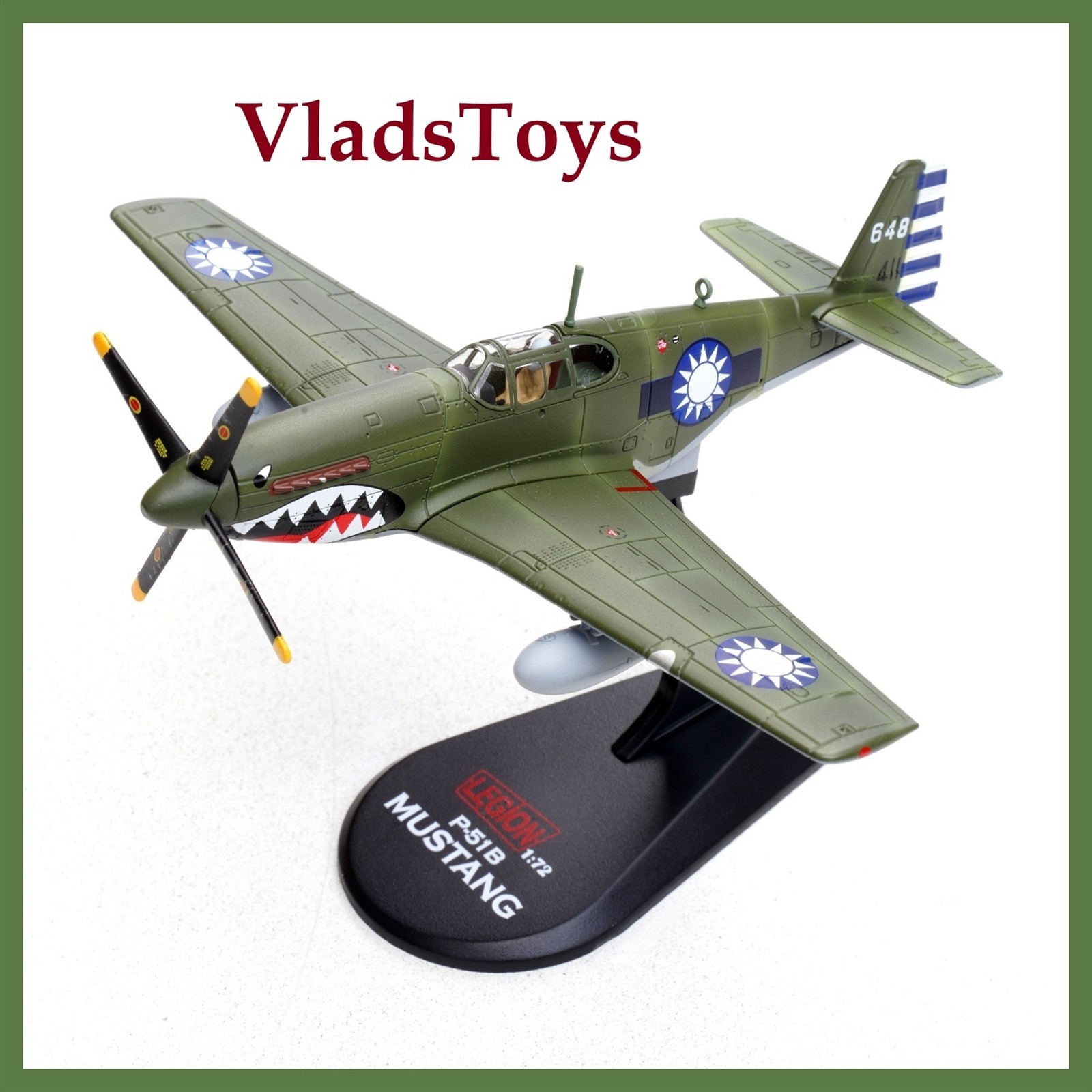 Legion 1/72 P-51B Mustang Flying Tigers Chinese Air Force No.32 Sqn #648 14606LG