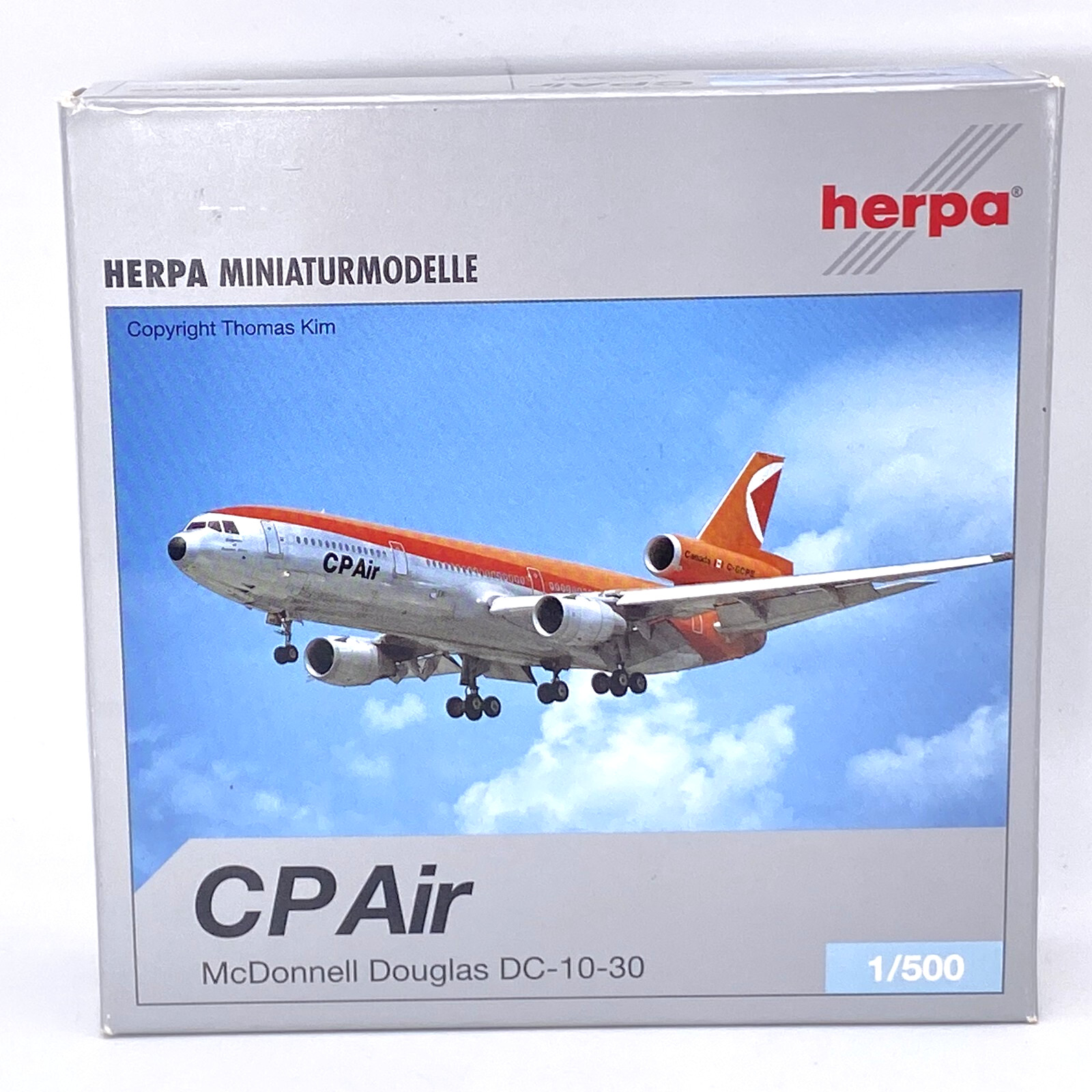 Herpa 500197 CP Air McDonnell Douglas DC-10-30 1:500 Scale Diecast Model NOB HTF