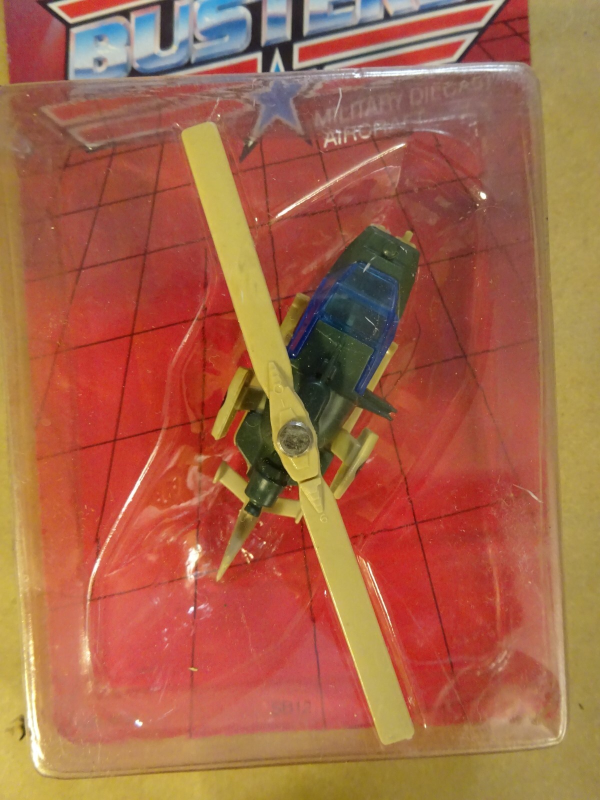 Vintage 1988 Matchbox Sky Busters Mission Chopper SB12 Military Aircraft