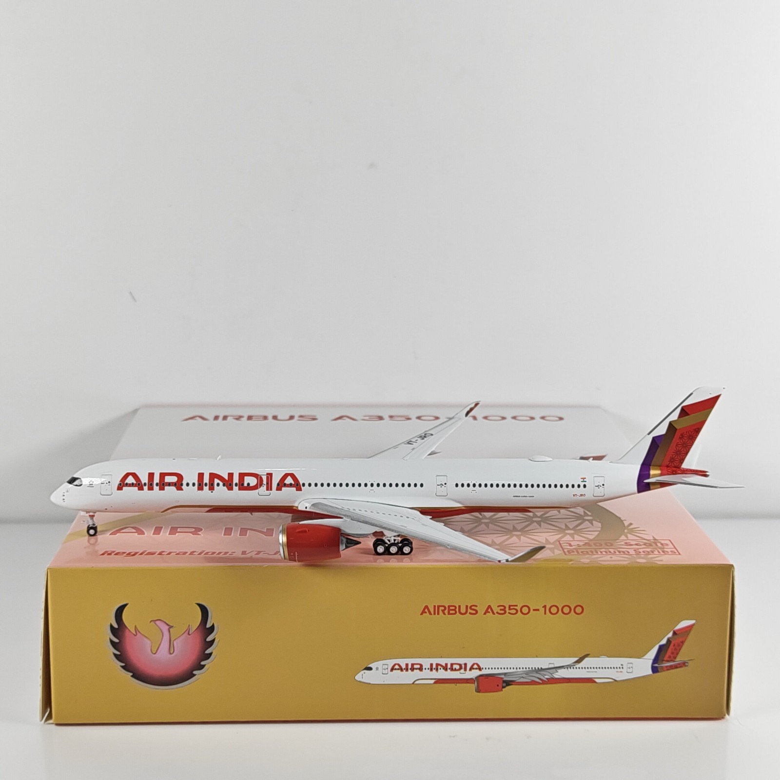 Phoenix 12075 1:400 Air India A350-1000 VT-JRO Aircraft Model