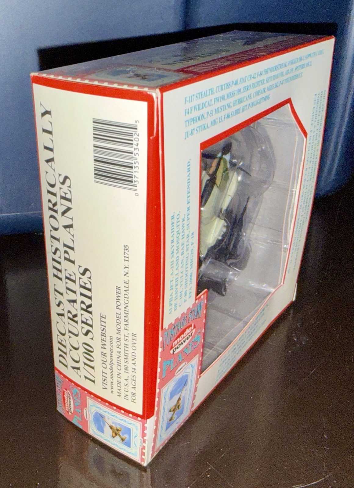 Model Power Postage Stamp Planes #5340-1 Hurricane MKII & #5371 EFA 2000 Diecast