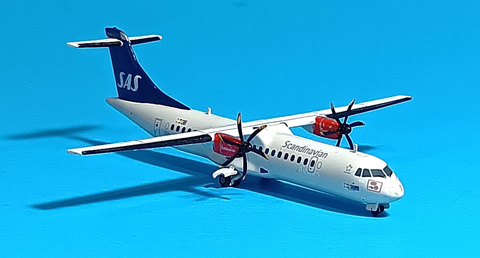 JC Wings 1:400 SAS Scandanavian Airlines ATR-72-600. Very Rare, Free Shipping.