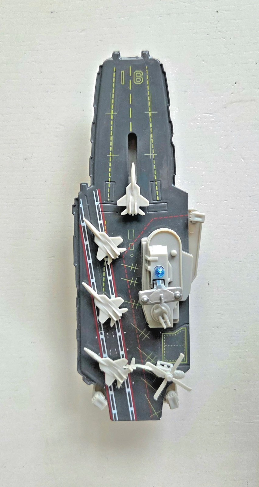 8.5″ Diecast Pull Back Aircraft Carrier with Light & Sound