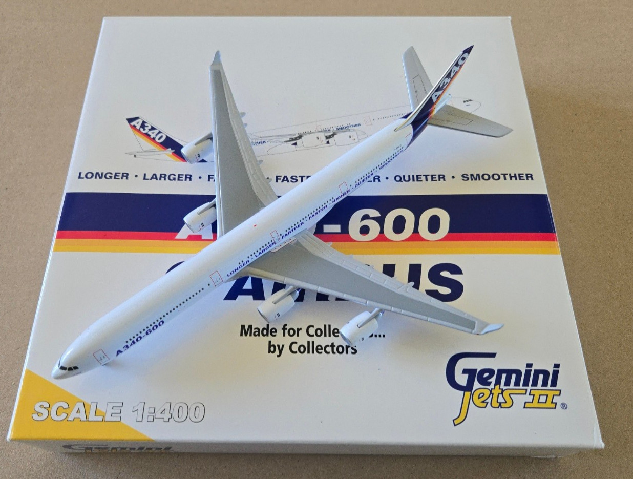 1:400 Airbus A340-600 Airbus Industries House Color F-WWCA Gemini Jets