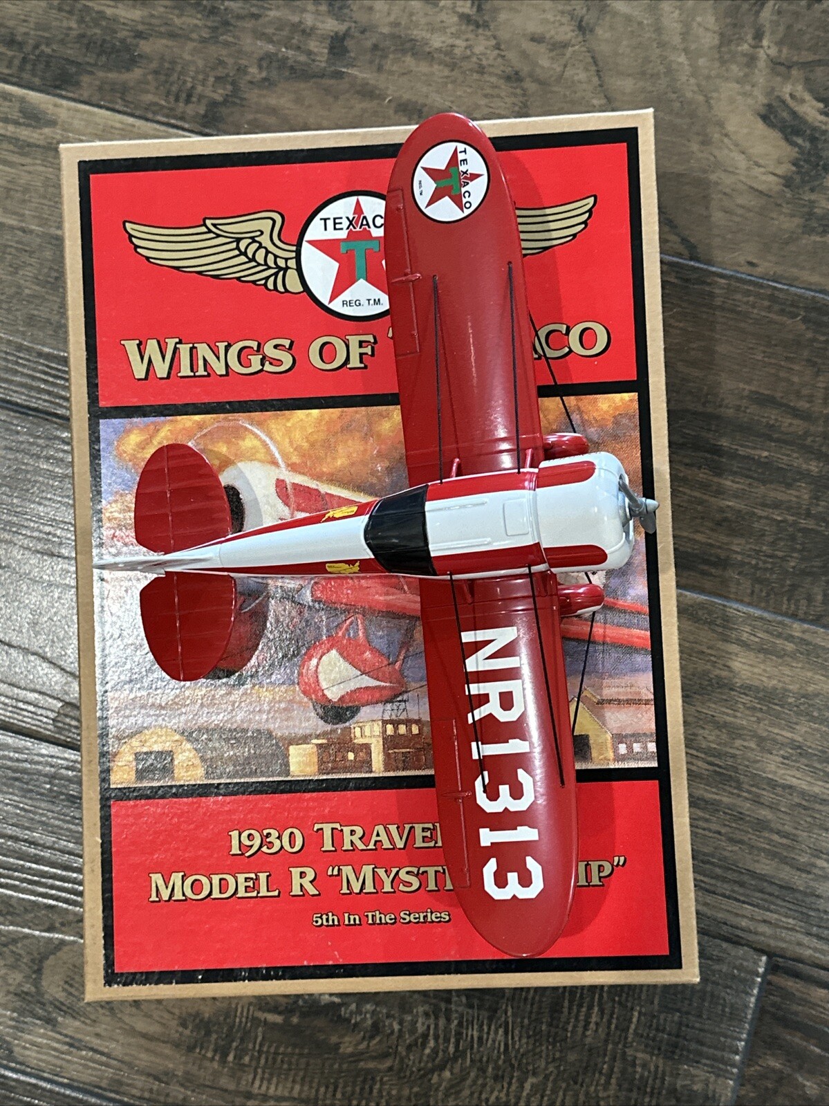 Wings of Texaco 5th in series- 1930 Travel Air-Model R “Mystery Ship” ERTL