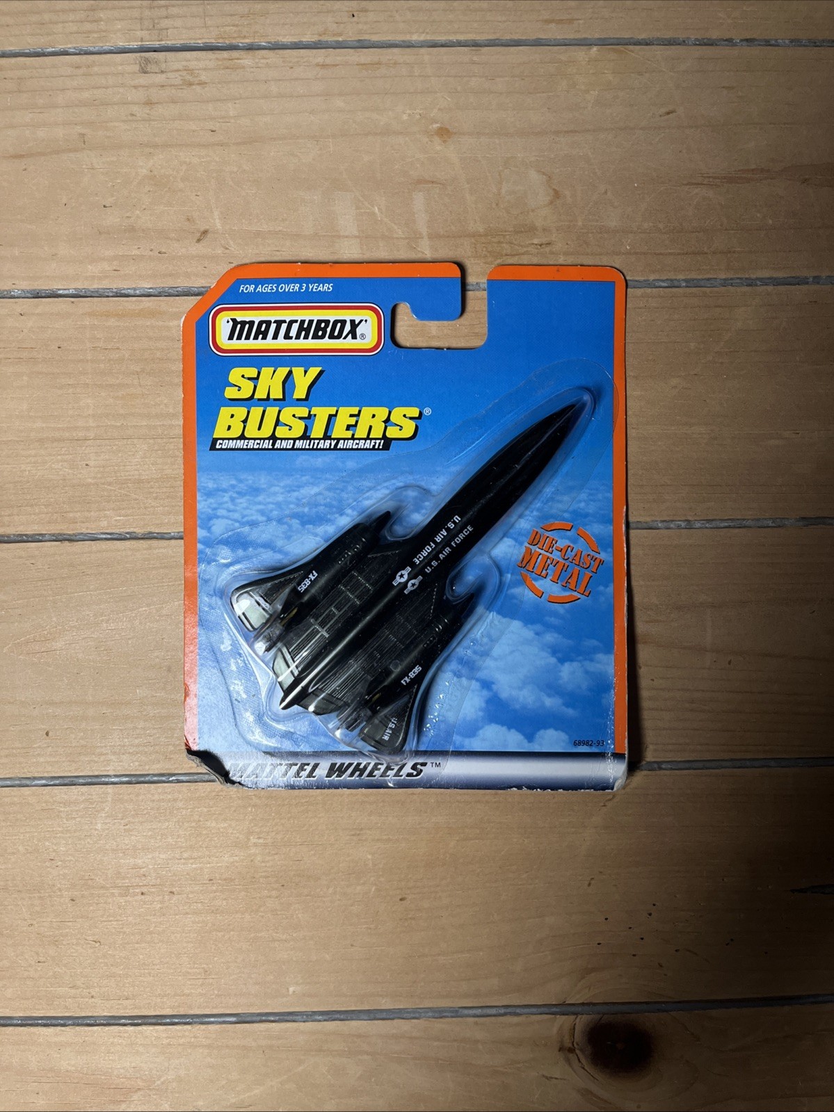 Matchbox Sky Busters United States USAF Air Force SR-71 BLACKBIRD Spy Jet New