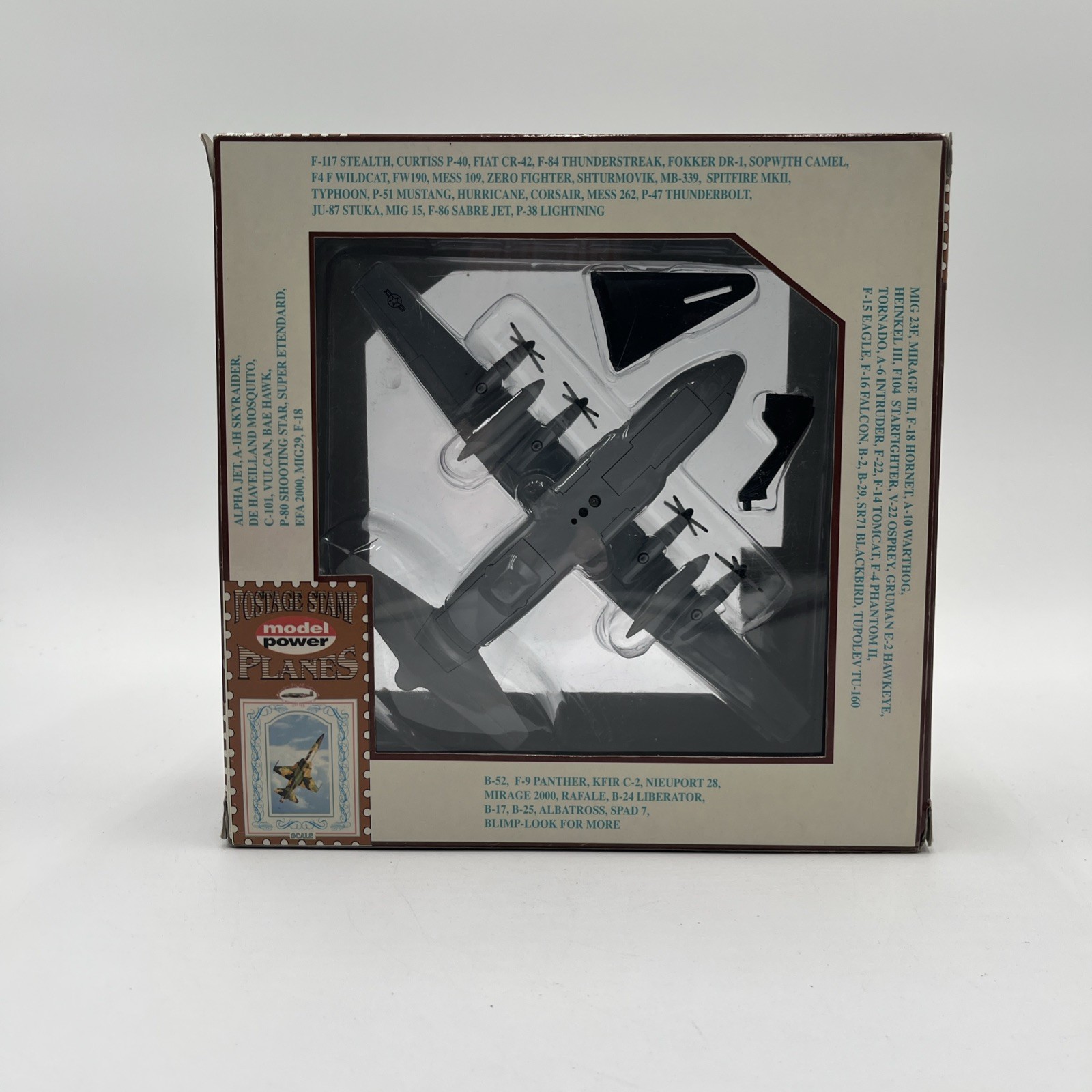 Postage Stamp Planes Model Power No. 5330 C-130 USAF Transport 1:100 Scale Model