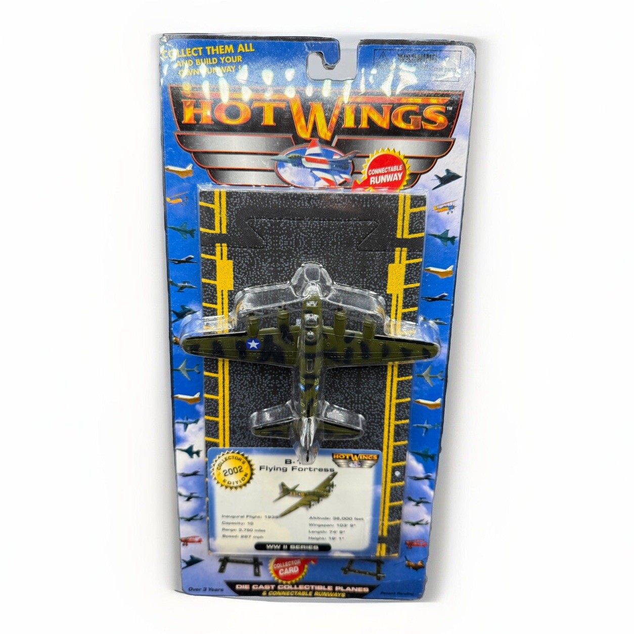 Hot Wings B-17 Flying Fortress Jet Olive Green 17103 WWII Series 2002 NEW #17103