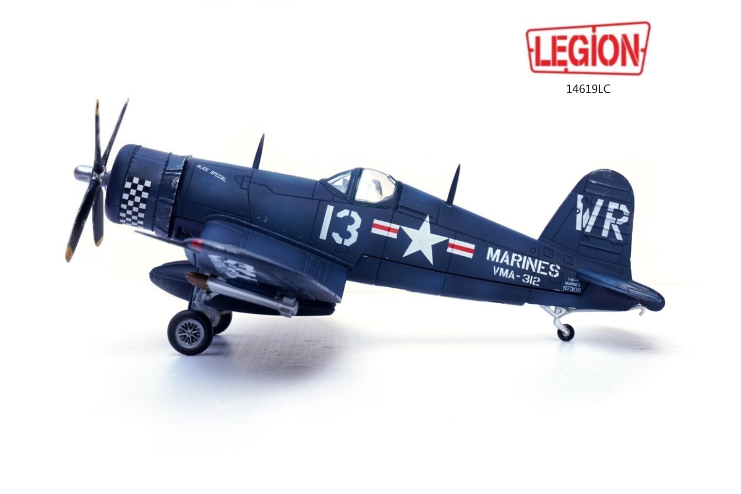 Legion Models 14619LC – 1:72 F4U-4 Corsair BuNO 97208 WR13 of VMF-312 USS Bataan