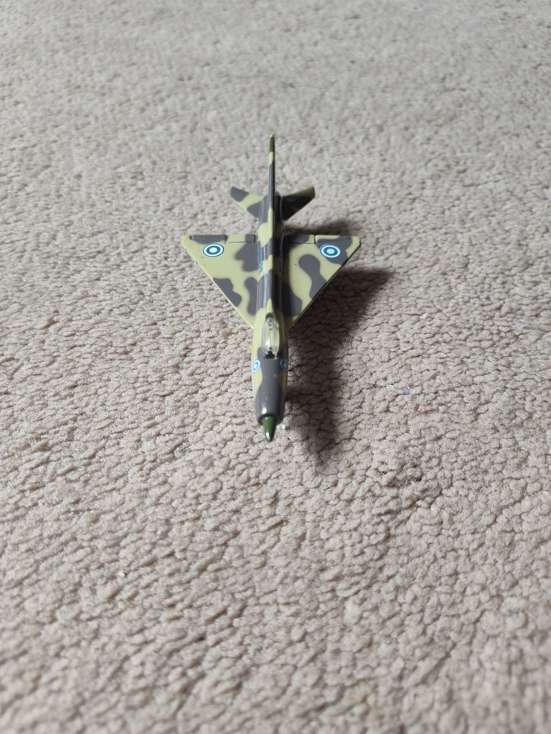 Matchbox MIG 21 Jet Plane 1:64 Diecast Yellow Brown Camo MG-129 Vintage 1973