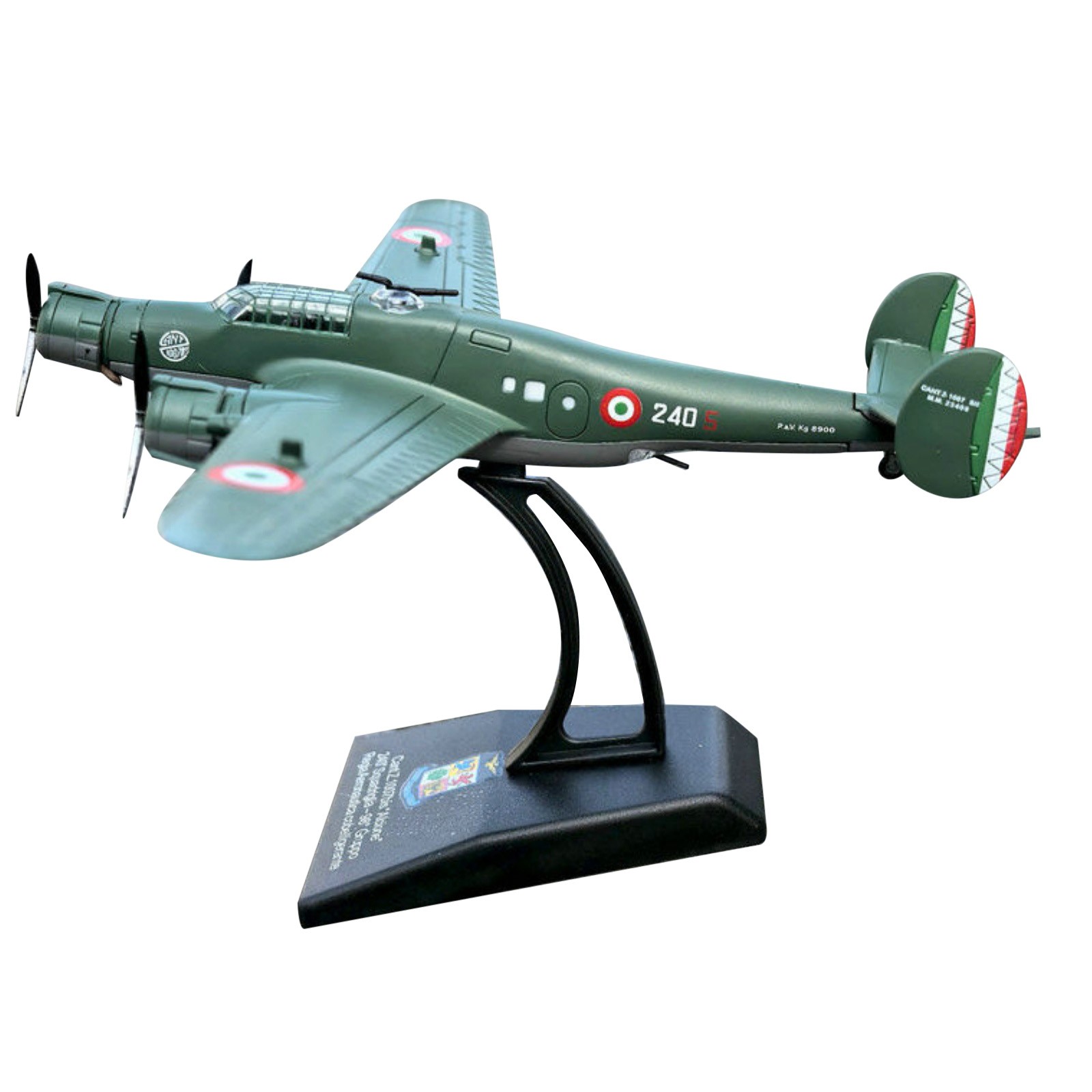13cm Alloy Model 1/144 Scale WWII Italian CANT Z.1007bis Alcione Bomber Aircraft