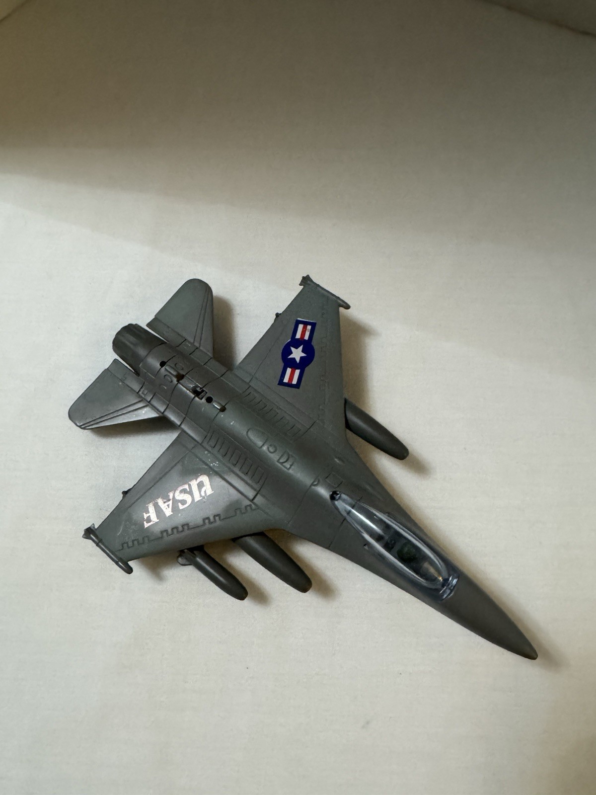 F-16 Fighting Falcon USAF Diecast Plane United States Air Force Plane