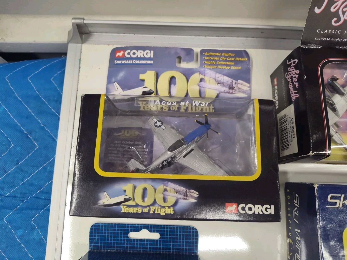 VINTAGE DIECAST (8) LOT ( PLANES & HELICOPTERS ) By CORGI, MATCHBOX, & SKY WINGS