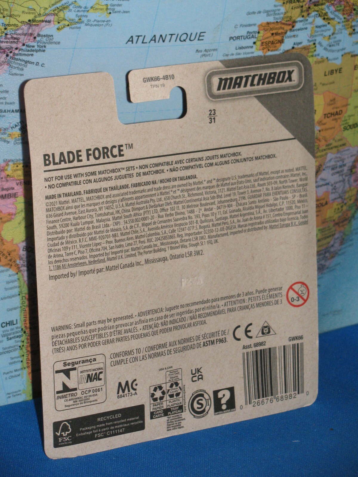 MATCHBOX MBX SKY BUSTERS BLADE FORCE HELICOPTER #23/31 ***BRAND NEW***