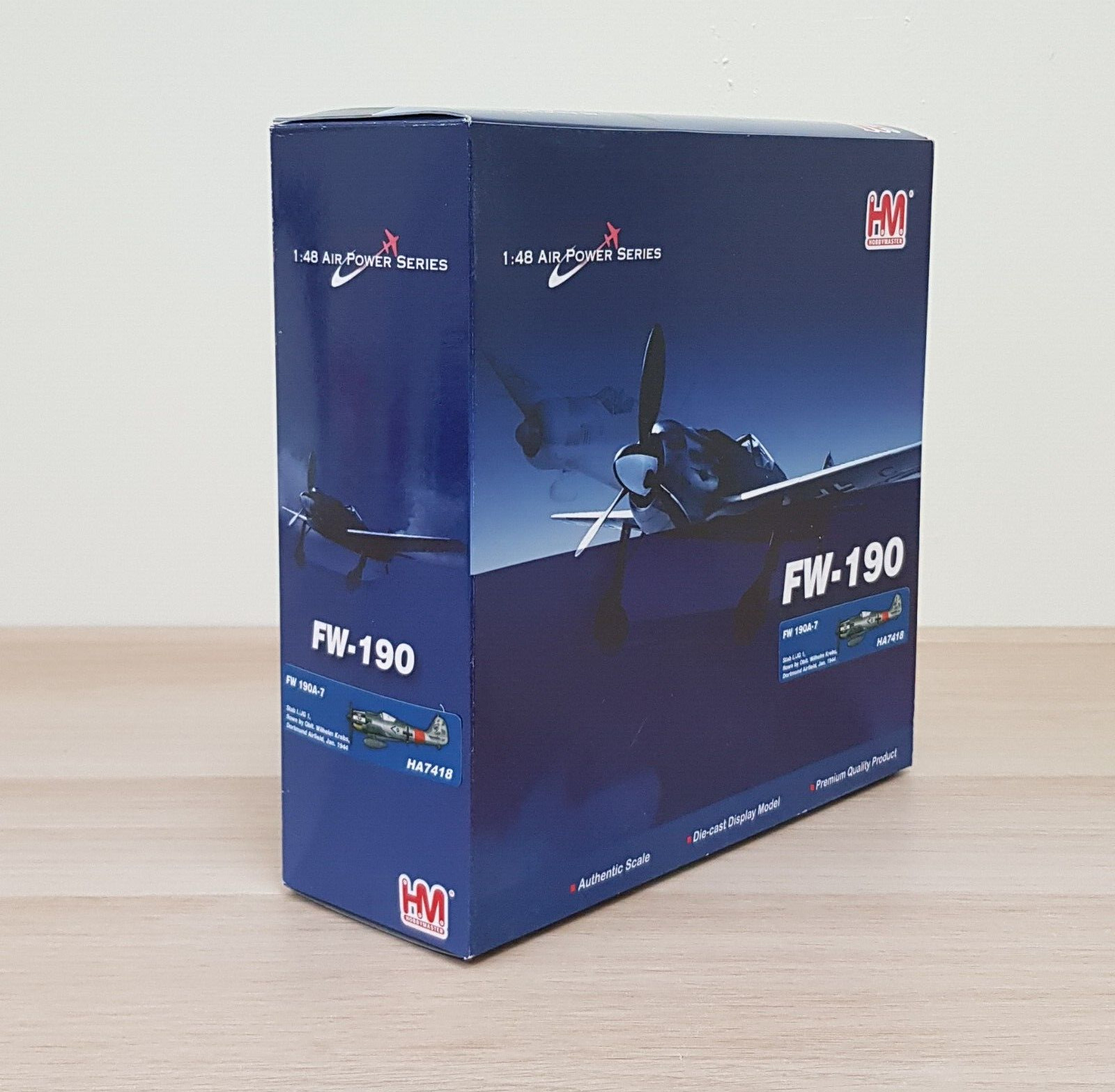 Hobby Master 1/72 HA7418 Focke-Wulf Fw 190A Luftwaffe I./JG 1, Wilhelm Krebs