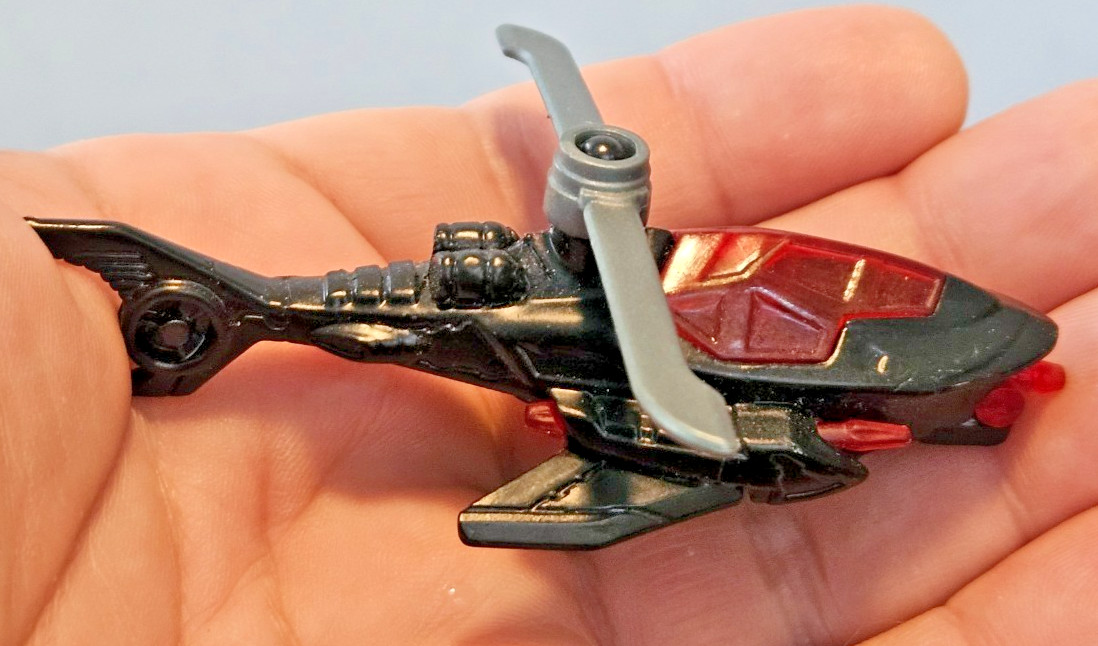 Hot Wheels 2018 Batman Helicopter loose diecast protected Gotham from the sky