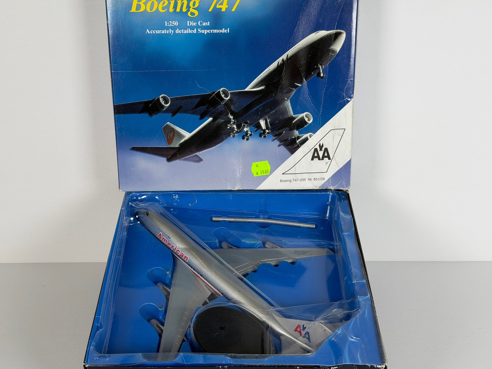 Schabak Vintage American Airlines Boeing 747-200 1:250 Scale