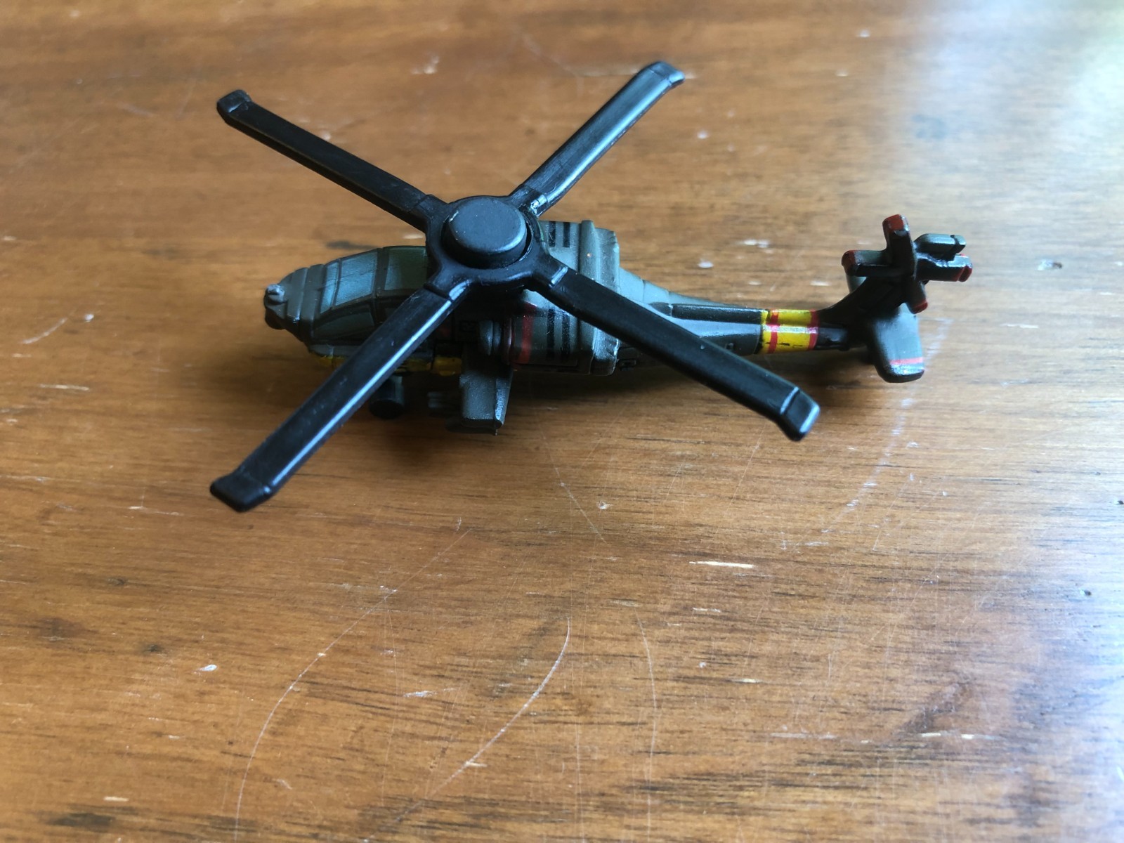 Lot of 3 1990’s Galoob Micro Machines Military Russian & Apache Helicopter Jet