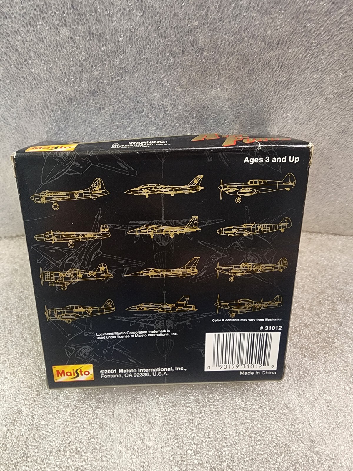 Maisto Special Edition Air Force SR-71 Black Bird W/Box CHECK CONDITIONS