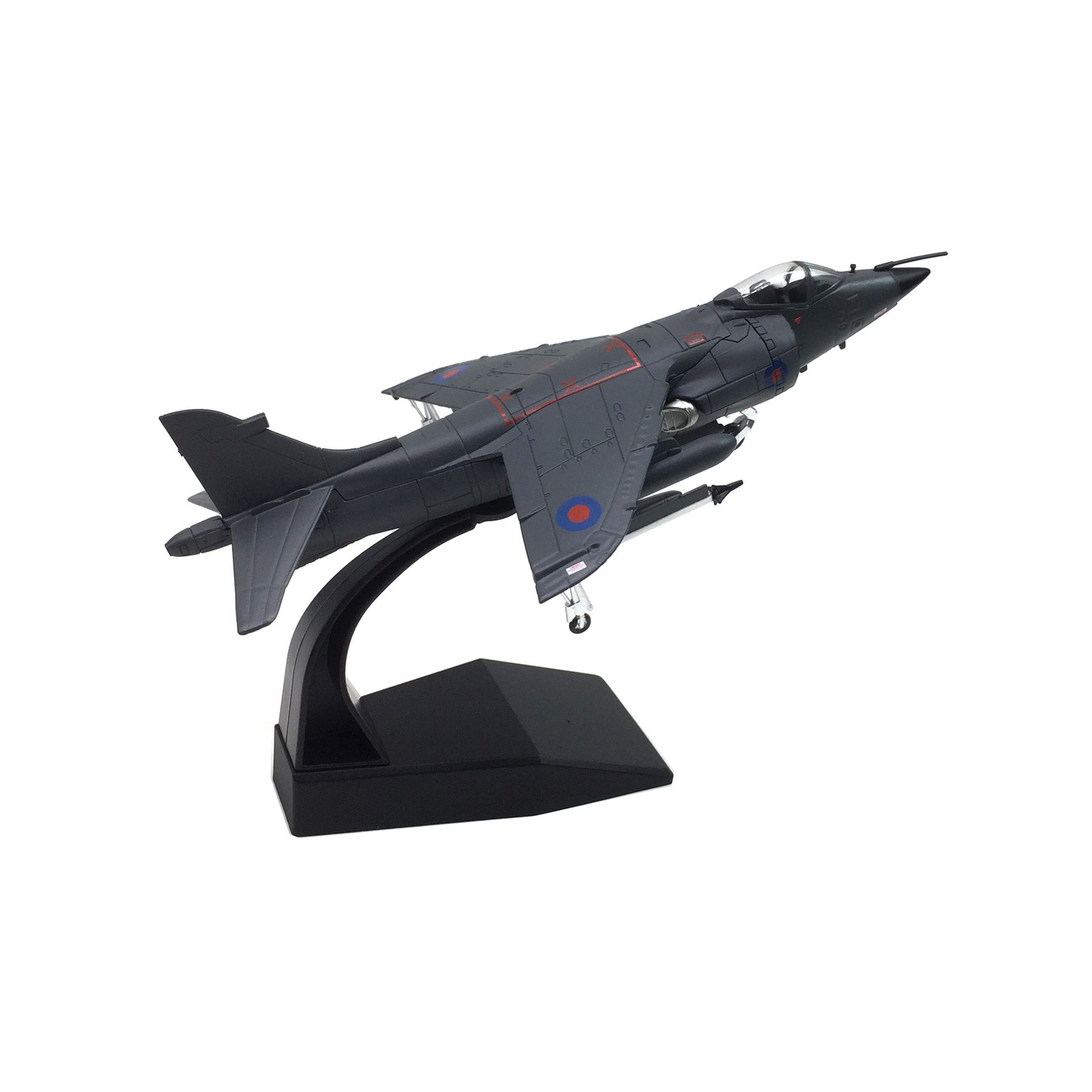 UK Air Force 1982 Sea Harrier Fighter 1:72 FRS MKI Statue Model Alloy Aircraft a