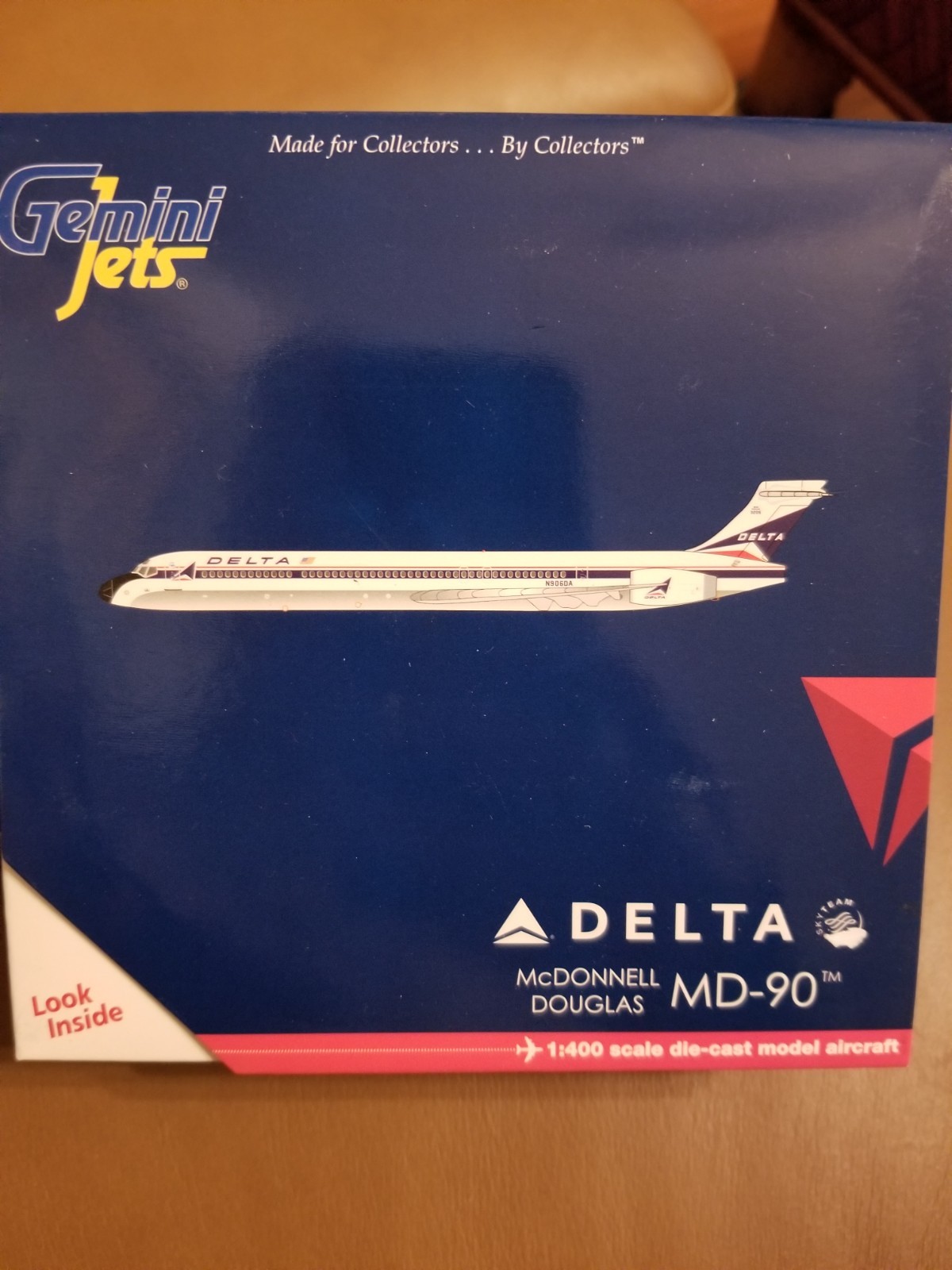 Gemini Jets 1:400 Delta Airlines McDonnell Douglas MD-90 N906DA Very Rare