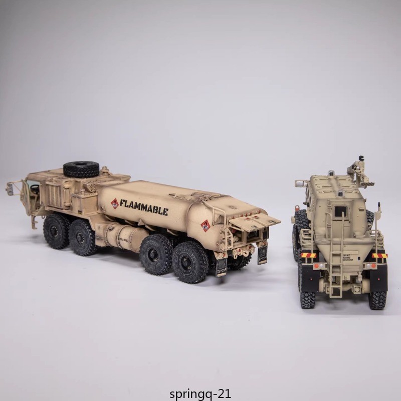 1/72 M978 Oil Tank Truck U.S. Army HEMTT A4 Tanker Truck Finished Model Toy Gift