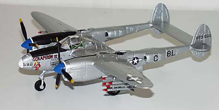 SPECCAST Stk. #41012 Lockheed P-38 Lightning SCRAP IRON IV NIB 1 of 504 1:58th