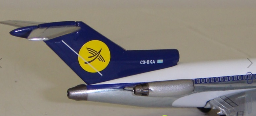 1:400 Aeroclassics Pluna Lineas Aereas Boeing 727-030 CX-BKA Only 360 Units Made