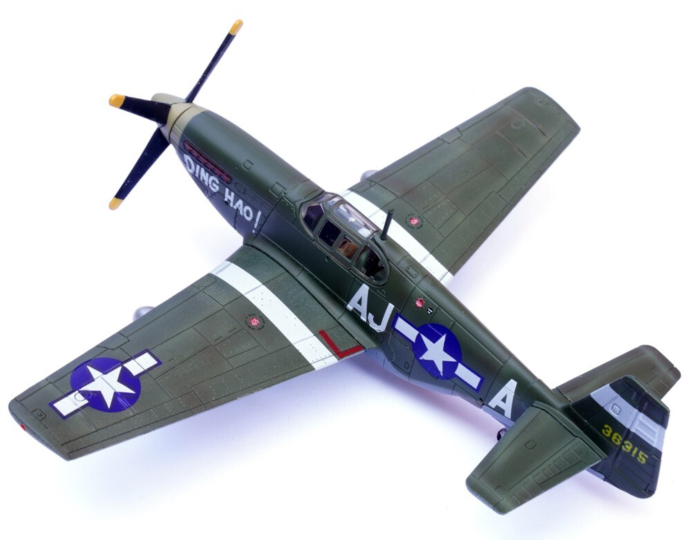 P-51 P-51B Mustang “Ding Hao” 356th, FS 354th FG USAAF 1/72 Scale Diecast Model