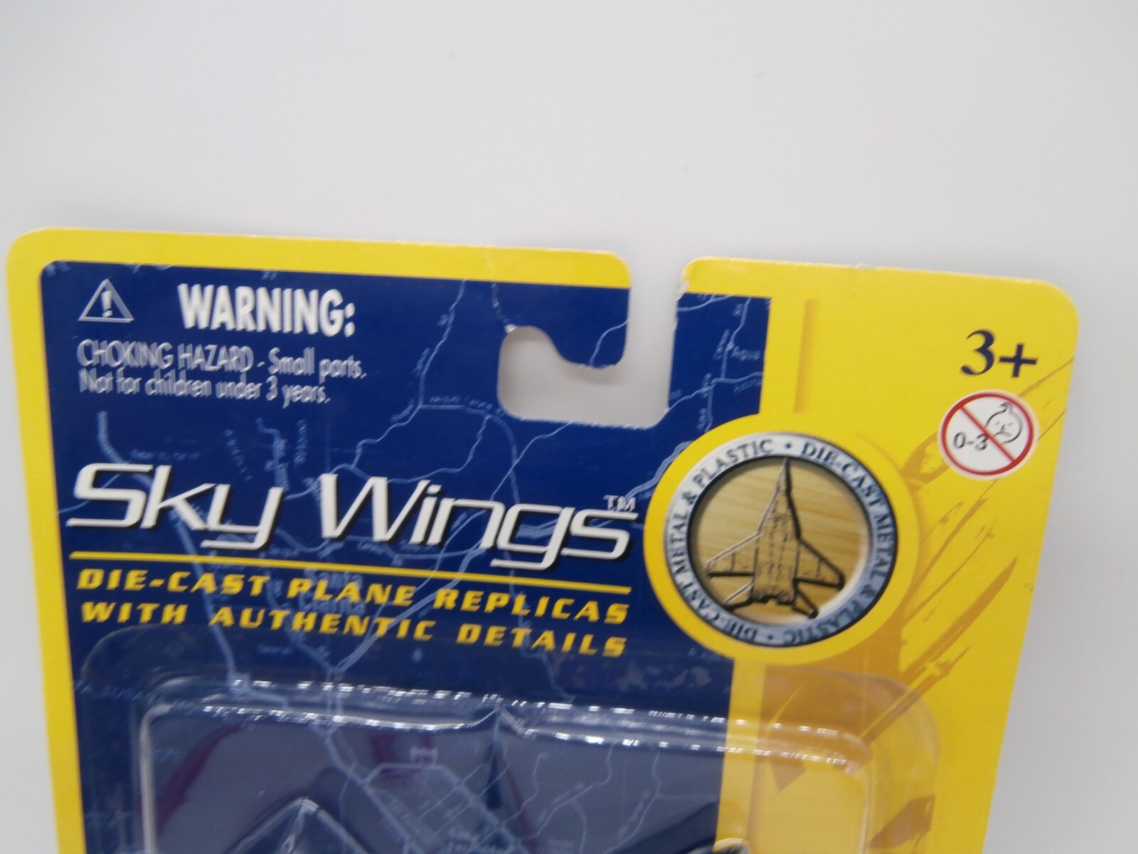 Vintage MOTOR MAX Sky Wings SR-71 Blackbird Die-cast Plane NEW 76317