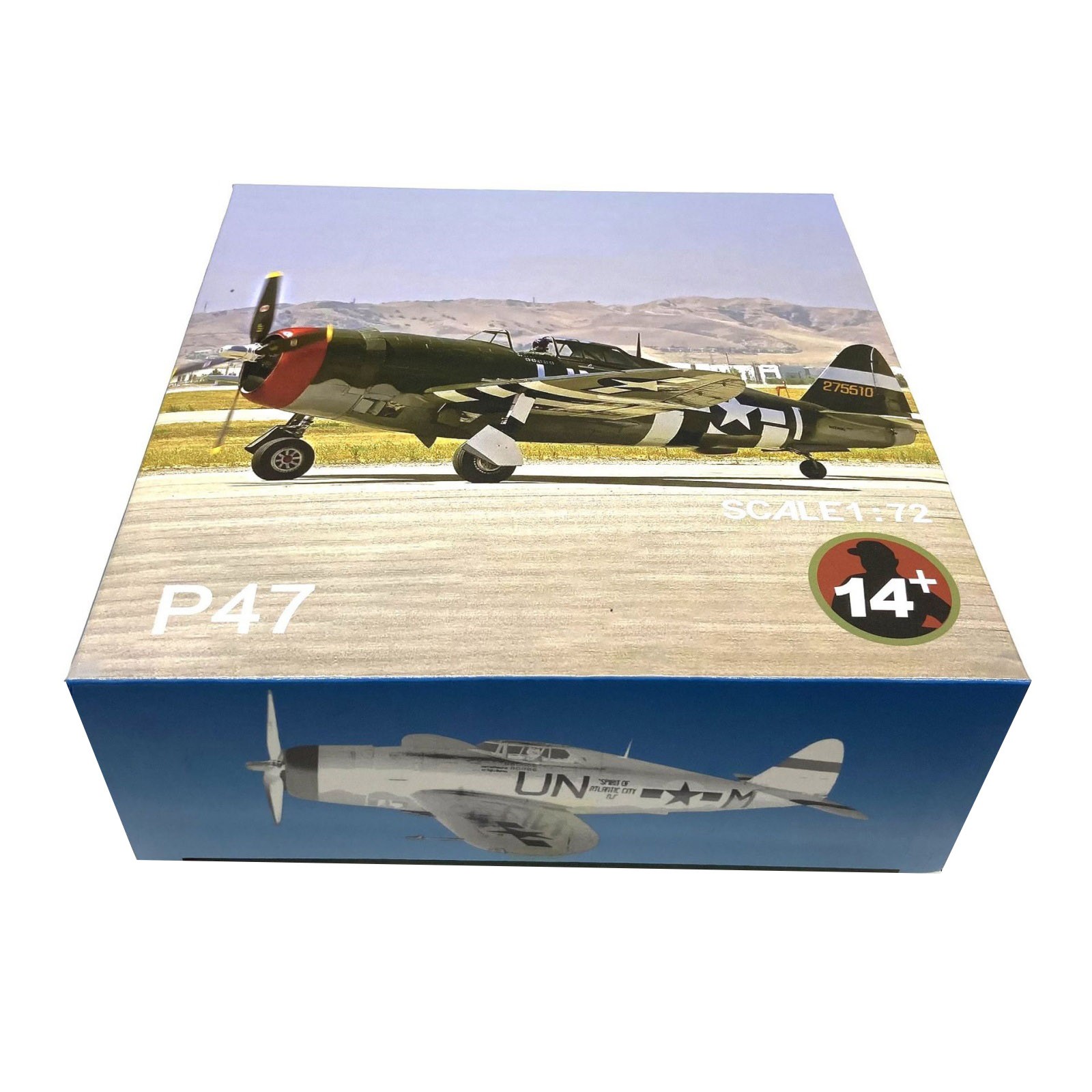 1:72 Scale P-47 Thunderbolt Model Authentic WWII US Aircraft Alloy Gift Ready