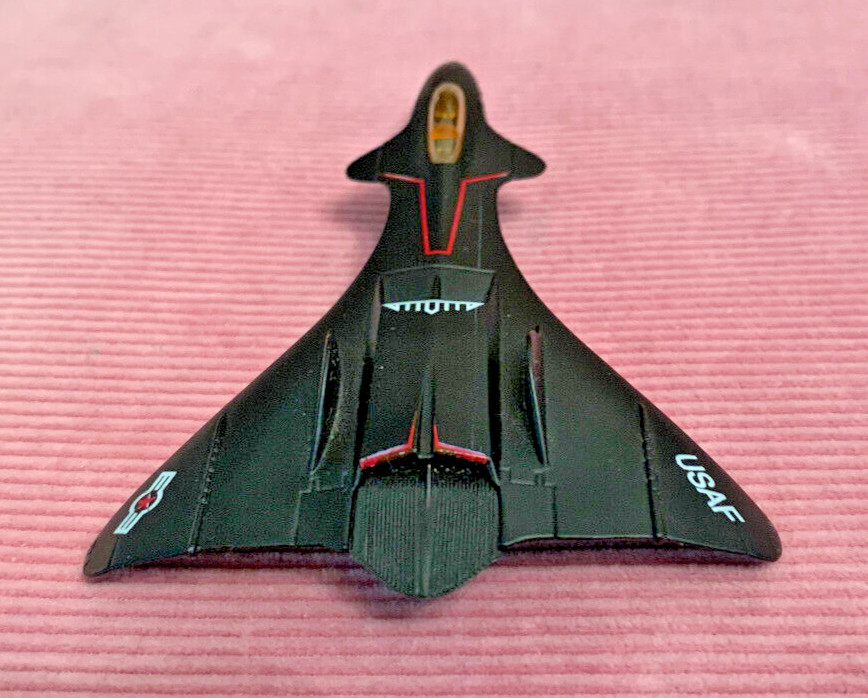 4 stealthy jet aircraft set. die cast metal. 4-5 inches. B-2, F-117, Exp, Future