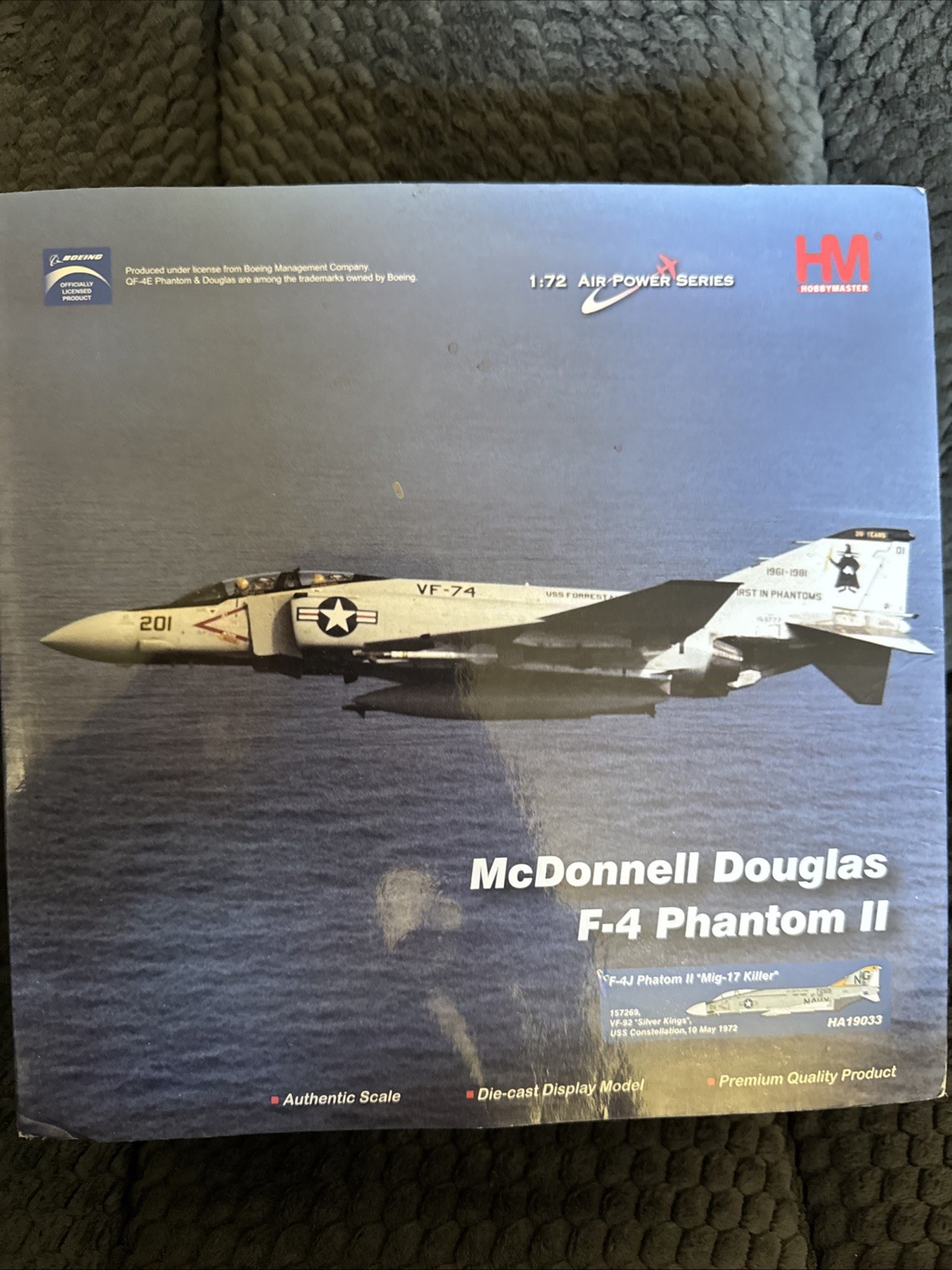 Hobby Master 1:72 USMC McDonnell F-4J Phantom II Fighter-Bomber, HA19078