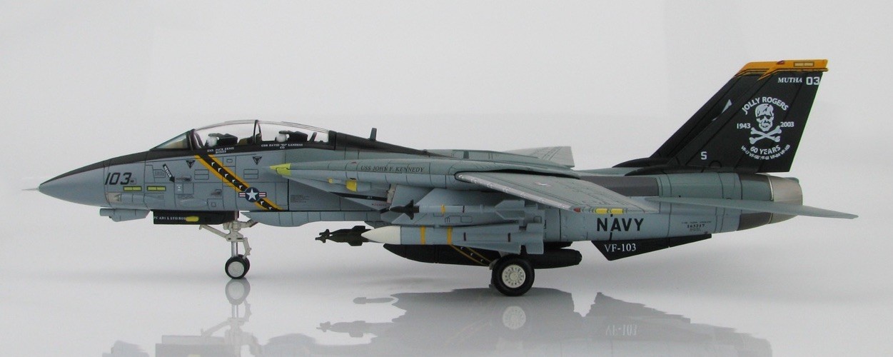 Hobby Master HA5204 1/72 F-14B Tomcat USN VF-103 Jolly Rogers USS Kennedy