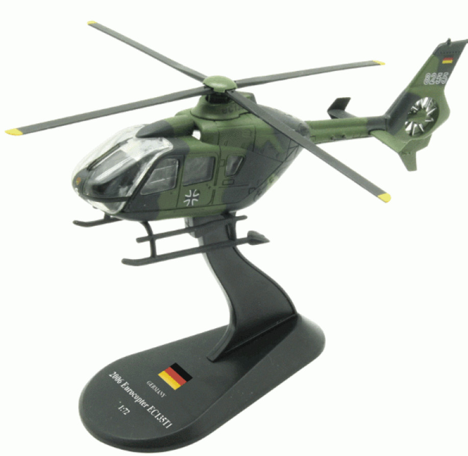 Eurocopter EC135 – 2006 German Helicopter Model Diecast Amercom 1:72