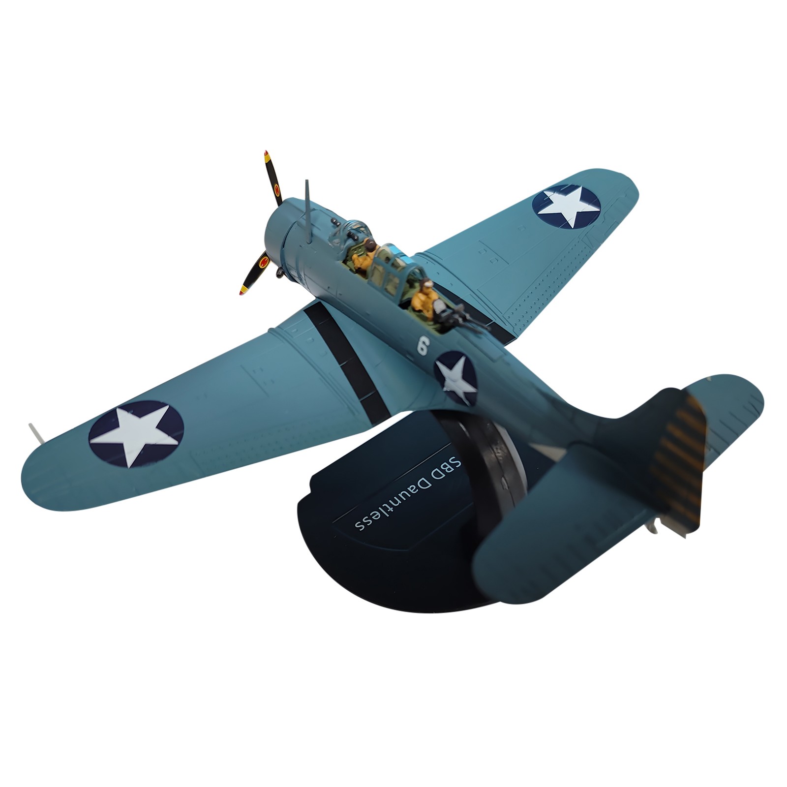 WWII 1:72 SBD Dauntless Dive Bomber Model Aircraft Collection With Display Stand