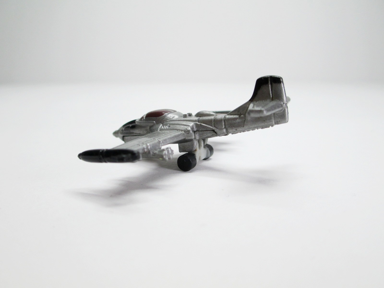 Micro Machines Military Plane A-37B Dragonfly Attack Aircraft Jet Silver Galoob