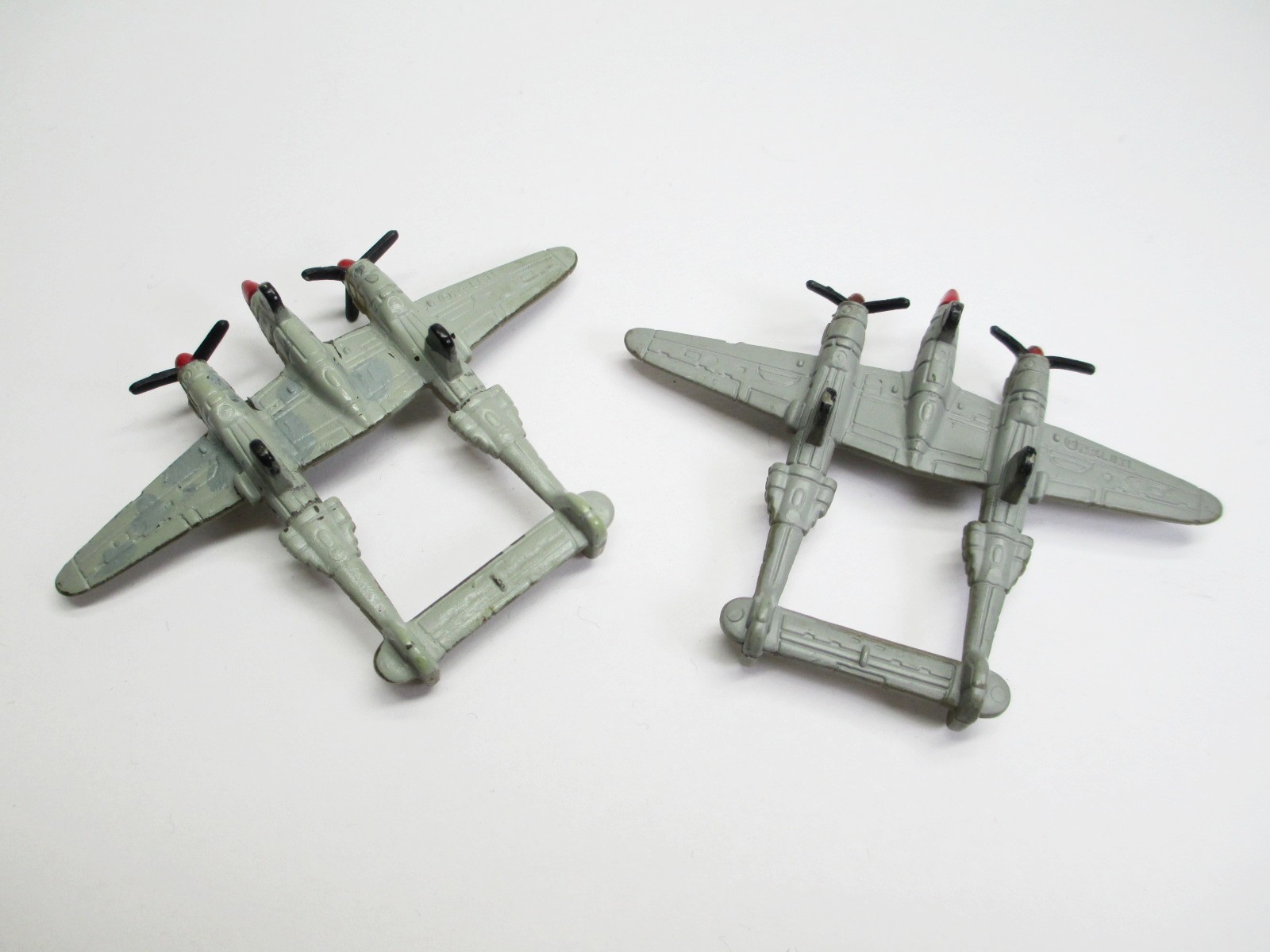 Micro Machines Military P-38 Lightning Lockheed WWII Fighter Bomber Planes Lot