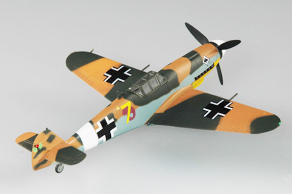 Easy Model 1/72 Germany BF109G-2 III. /JG53 “Pik As” 1943 Tunisia#37252
