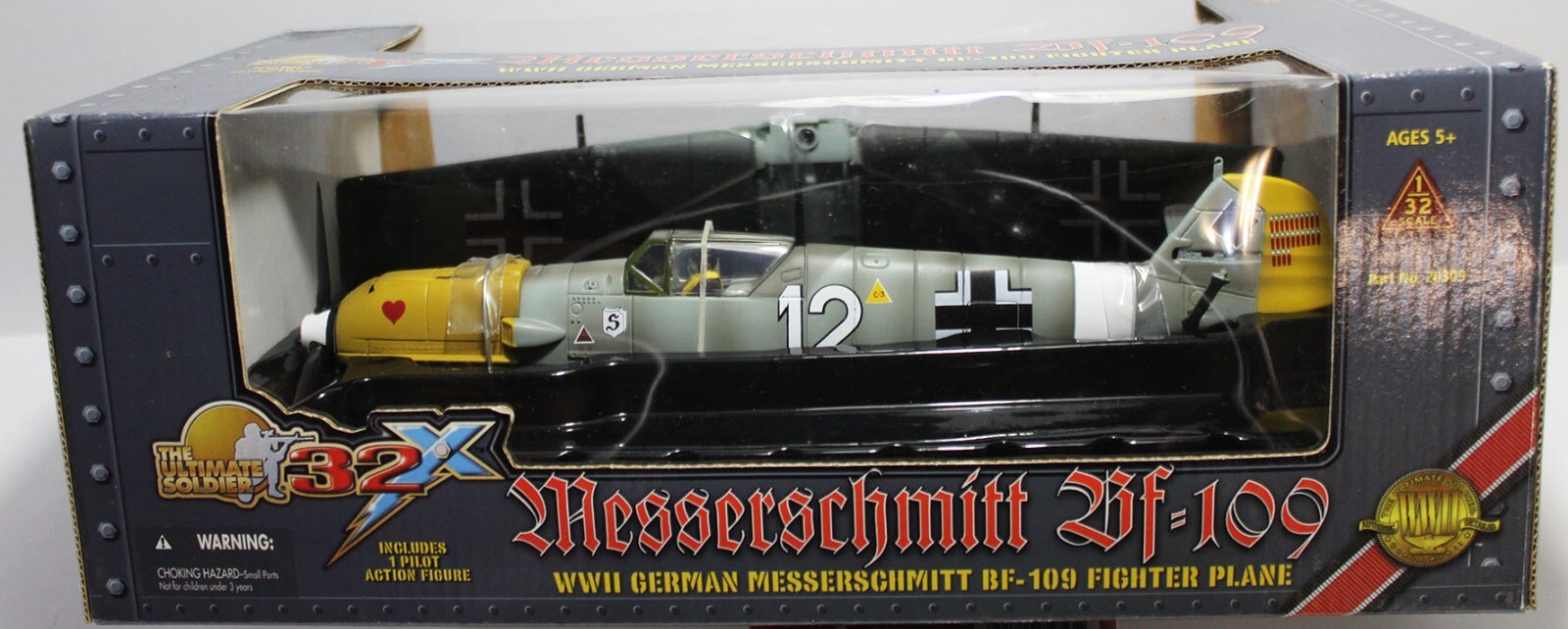 21st Century Toys/Ultimate Soldier Luftwaffe Bf-109 WWII 1/32 model sealed
