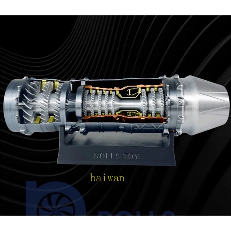 1/25 Mini Fighter J-20 Aircraft Engine Model Electric Finished Model Toy Gift