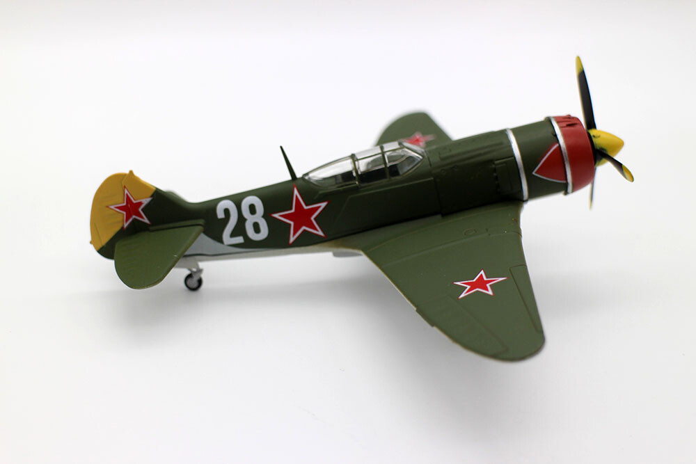 1:72 Scale Alloy Diecast Military Model Soviet Lavochkin La-7 Fighter Aircraft