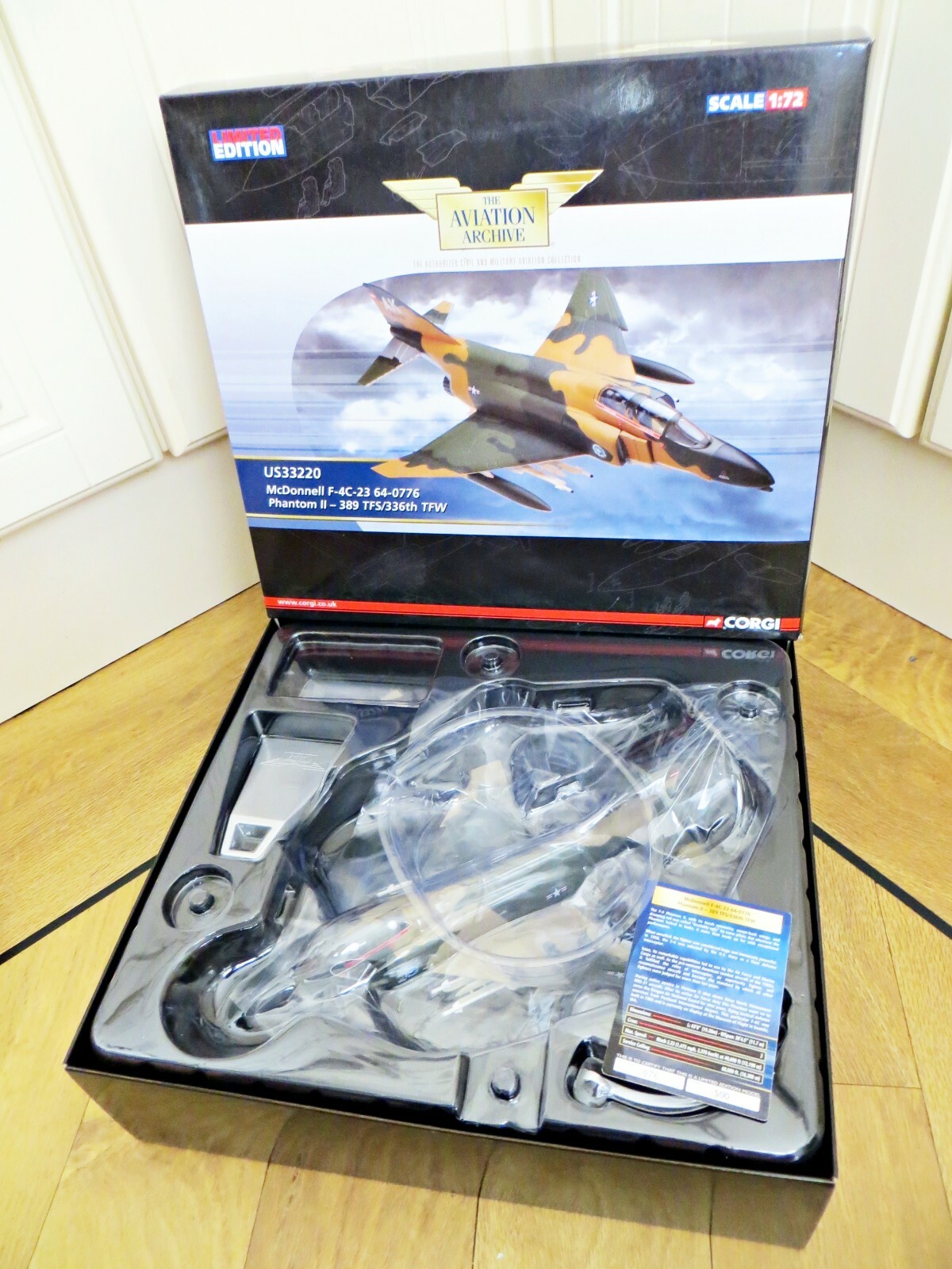 CORGI US33220 ‘McDONNELL F-4C-23 64-0776 PHANTOM II’ 1:72 MIB/BOXED. Ltd. Ed.