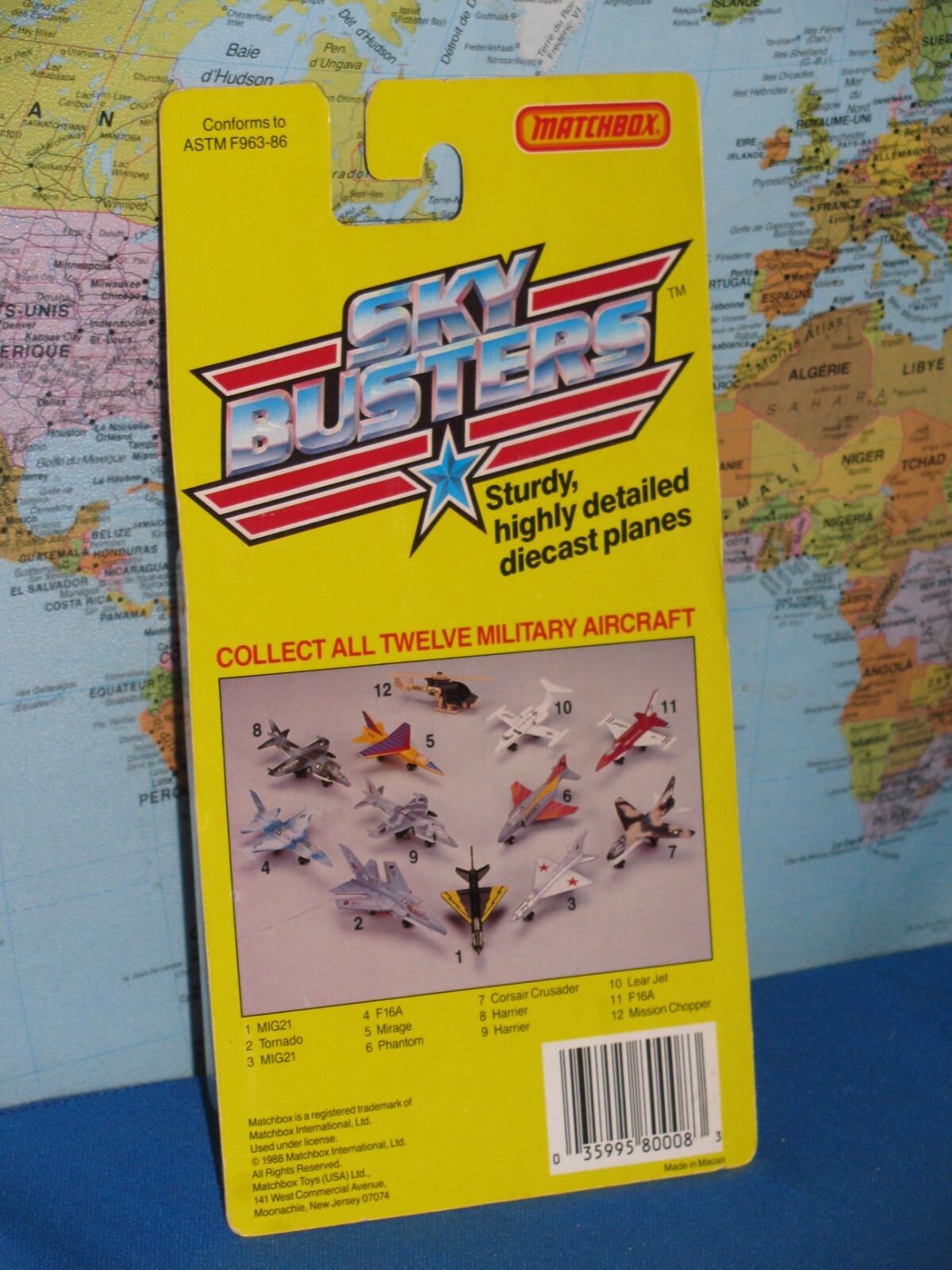 MATCHBOX MBX SKY BUSTERS LOCKHEED MARTIN F-16A USAF ***BRAND NEW & RARE***